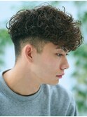 スペインカール/フェード/men's/ツイストパーマ/メンズ