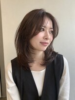 テーラヘアー 我孫子店(TELA HAIR)&nbsp;【軽やか】外ハネミディレイヤー