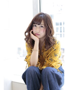 美容室 パルス 静岡鷹匠店(PALS) 【小顔バング】顔周りこだわりコテ巻き