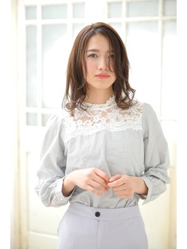 モーラ 鳳店(MOLLA) 綺麗仕上げワンカールミディアム【夏カラー/ニュアンスカラー】
