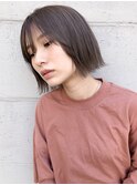 【mee.】ハセガワヒトシ　ラベンダーアッシュ☆大人ボブ