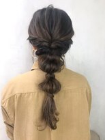 アイティー バイ アルバム 浦和店(IT by ALBUM) 玉ねぎ編みおろしアレンジ_オリーブカラー_ba252011