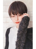 カライング(ing)&nbsp;大人可愛い20代30代40代黒髪前下がりショートボブ丸みショート◎