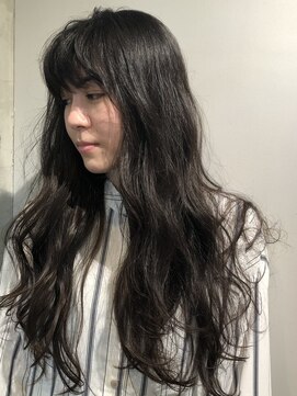 リバレッジ 広尾(Leverage) 外国人風ブリーチなしダークアッシュ