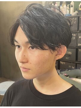 ホロホロヘアー(Hair) ホロホロ Hair メンズスタイル 暗髪アッシュ