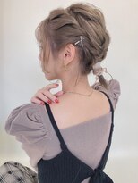 ルービック 梅田茶屋町(Rubik)&nbsp;#後れ毛#透け感ミディアムアレンジ