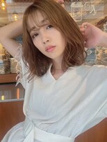 ルービック 豊中(Rubik's)&nbsp;大人ミディアムカール/ミルクティーベージュ