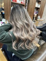 ラフ 難波店(LAFF)&nbsp;#黒髪#ボブルフ#ネビージュ#小顔#ワンレン