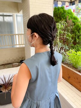 コミレ(COMILE) 編みおろし風アレンジヘア