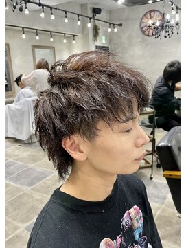 ツーブロックウルフスタイル L メンズデザイン シャビ Men S Design Shabbi のヘアカタログ ホットペッパービューティー