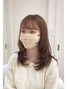 ラブリエ(la briller) ミルクティーベージュ・ロングレイヤー