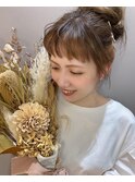 ルーズアップヘアアレンジ