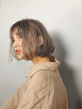 ノス 表参道(NOOS) 表参道駅/レイヤーカット/顔周り/ボブ/ダブルカラー/ブリーチ