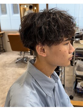 ブリーチ 金沢店(BLEACHi) 波巻きスパイラルパーマツイストスパイラルパーマメンズマッシュ