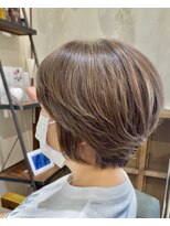 ヘアーズ ロッソ(hair's ROSSO)&nbsp;SHORT BOB × MONOTONE［30代40代50代60代］