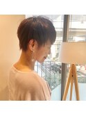 クールなショートヘア
