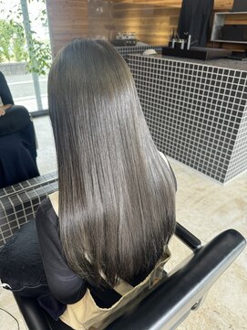 ラロ(raro) ブリーチなしオリーブグレージュ／ケラチンケアカラー