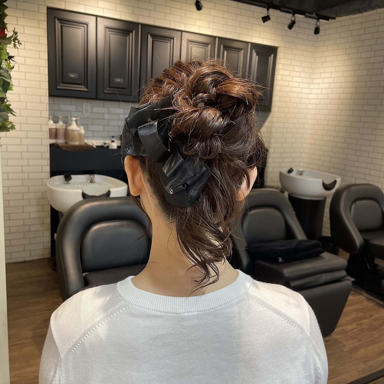 suzu お呼ばれヘア ヘアアレンジ ヘアセット 大阪 福島区：L217329370