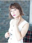 ミニボブ×透けバング【藤沢】