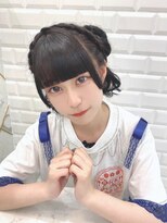 リルミー(Lilme) 深月みことちゃんデビューライブ前にヘアメしました♪