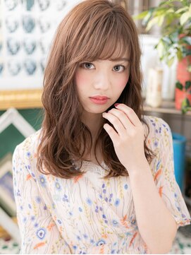 カバーヘア ブリス 川口(COVER HAIR bliss) フレンチガーリー小顔抜け感バレイヤージュc5川口20代30代40代