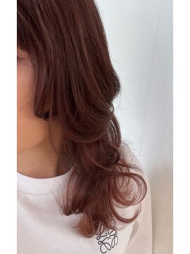 美容室メデューサ朝倉街道店 脱！白髪染め　ロングハイレイヤ