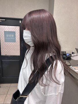 エス 天満扇町(esu) 肌馴染みのいいブリーチカラー