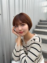 ジーナ 渋谷本店(Zina)&nbsp;髪質改善＊マロンブラウンマッシュショート＊美髪【Zina宮益坂】