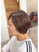 ヒラソル(girasol)&nbsp;ショートボブ／前下がりショート/秋色/オーガニックカラー