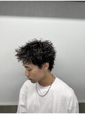 ツイストスパイキーショートパーマ