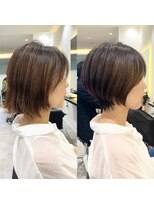 バンプ ギンザ(BUMP GINZA)&nbsp;30代40代50代絶壁解消前髪あり小顔前下がりショートボブ