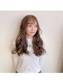 ミルクティーブラウンカラー