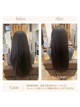 グランバイ アトリエドングリ(Grand × AtlierDonguri) お客様髪質改善データ1593（酸性縮毛矯正+）
