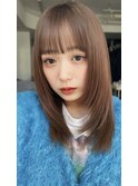 切りっぱなしボブ/縮毛矯正/髪質改善/レイヤーショートボブ