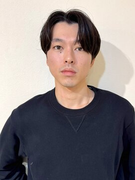 クレビアテン(CreBiA ten_) センターパート　ニュアンススタイル　ニュアンスパーマ