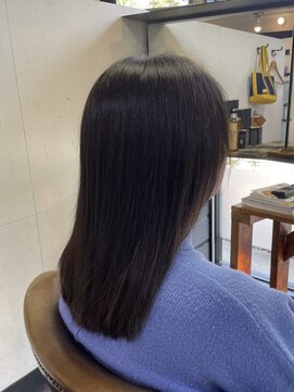 カミケン 方木田店(kamiken.) ナチュラル透明感カラー◎オリーブグレージュ【カミケン方木田】