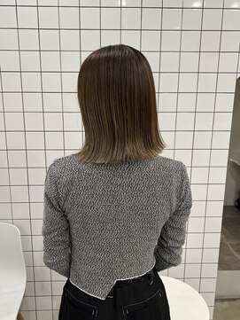 大人可愛い切りっぱなし外ハネボブ