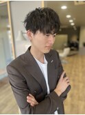 お洒落スーツにもピッタリ!大人ヘア