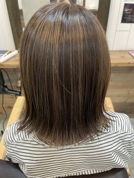 アレン 横川駅前店(ALLEN) ハイライト×切りっぱなしロブ