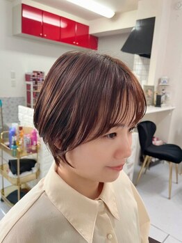 マシェリ(ma cherie)の写真/髪のクセや骨格に合わせたカットで、あなたにぴったりの自然にキマるショートスタイルを手に入れませんか？