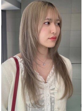 クム(kumu) 韓国へア/レイヤー/顔周り/ボブ/透明感カラー