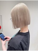 レイヤーカット/ボブ/髪質改善/小顔/ココアベージュ