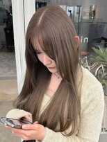 ニトバイアンキシム(nit by ahnkism)&nbsp;韓国風ミルクティーベージュケアブリーチ堀江