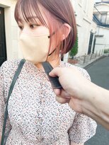 エミス バイ メルト 吉祥寺(emis by melt)&nbsp;【堀惠】インナーカラーイヤリングカラーミニボブ吉祥寺20代30代