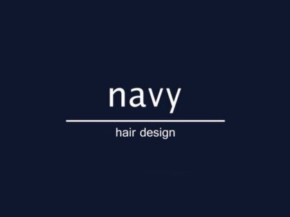 ネイビーヘアデザイン(navy hair design)の写真