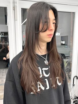 ニトバイアンキシム(nit by ahnkism) 【レイヤーカット】メンズカット顔まわりロングレイヤー堀江