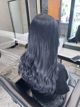パヌポン(PANUPON) ダブルカラーケアブリーチハイライトバレイヤージュシルバー