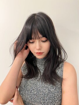 シーン(SCENE) [天神今泉/黒髪カタログ/クラゲヘアー/オリーブグレー]