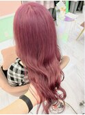 【thisis】ピンクカラー/韓国風/レイヤーカット