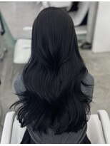 アイシー 表参道(ICY)&nbsp;顔周りカット韓国ヘアブルーダークアッシュダークグレージュ